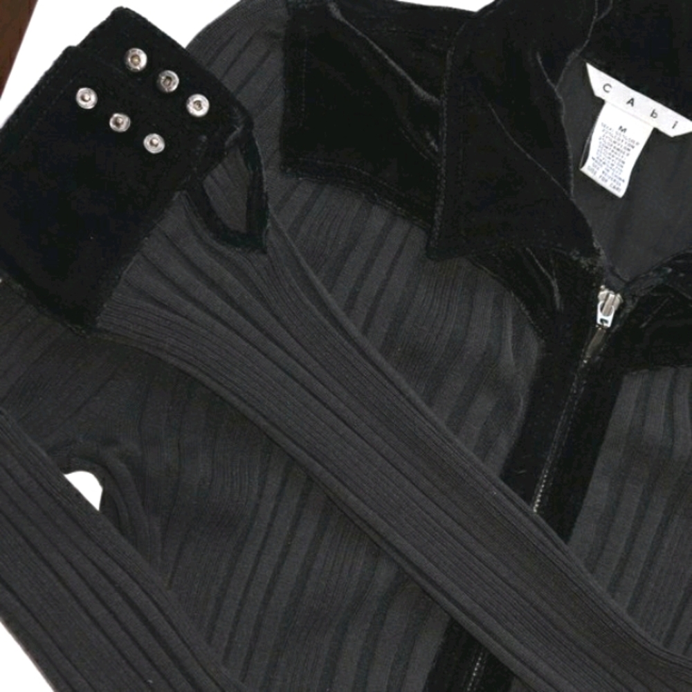 😍 Sexy Slinky Ribbed Black Cardigan/Jacket